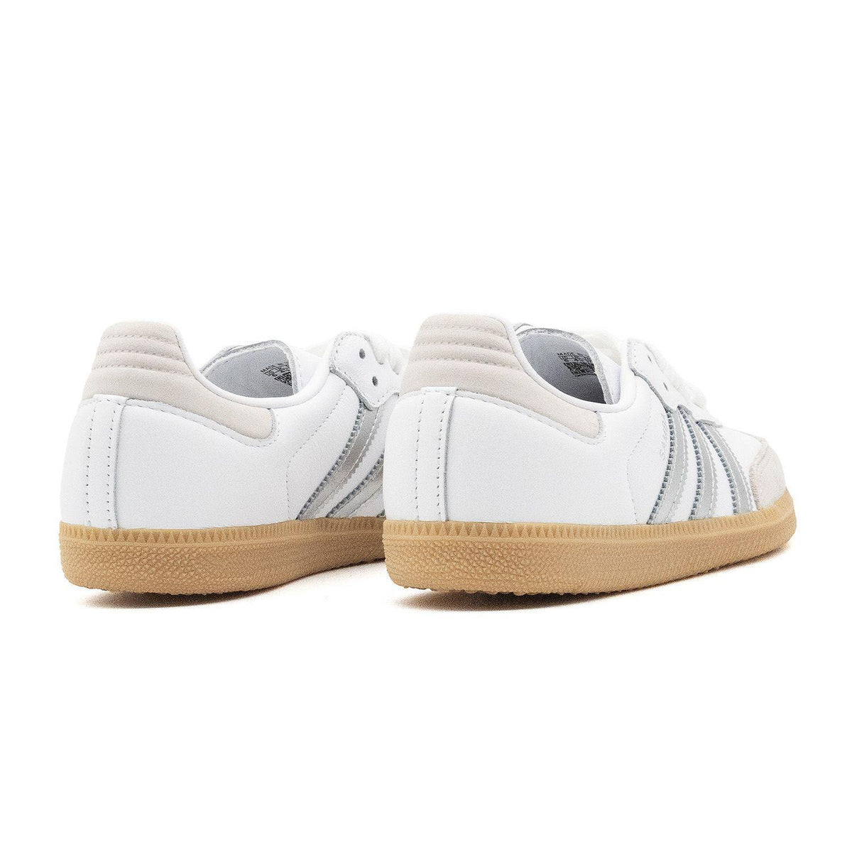 Sneakers Adidas Samba OG Femme blanc et argent – vue 4