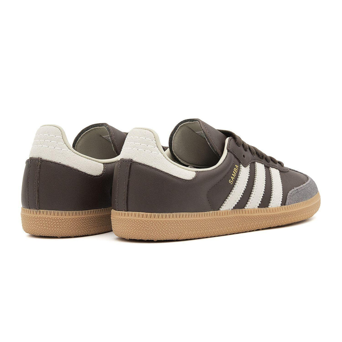 Sneakers Adidas Samba OG marron et gris – vue 4