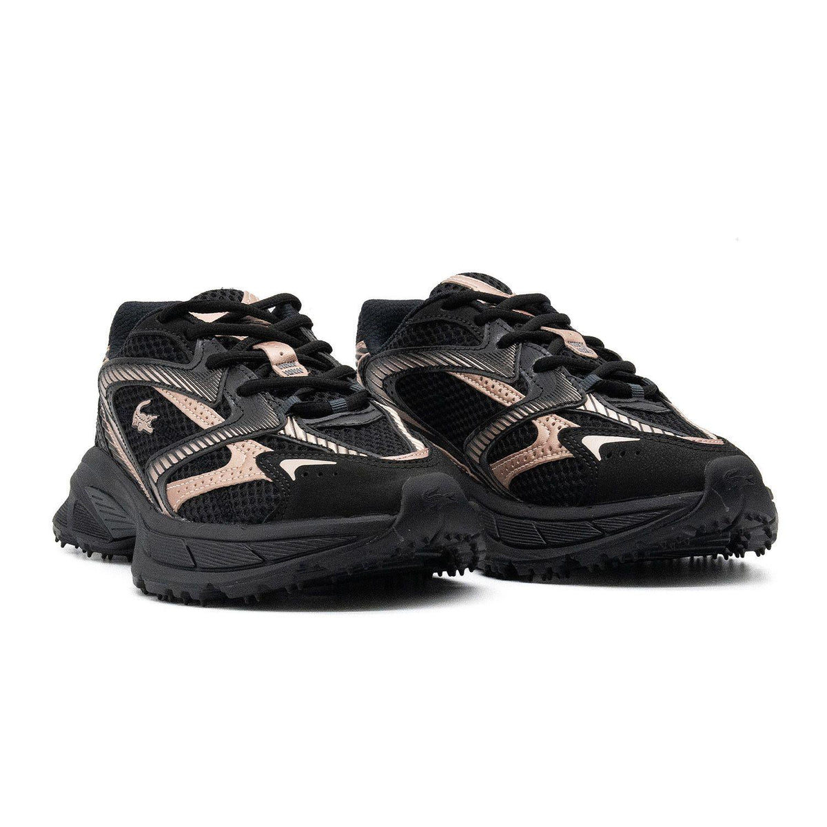 Sneakers Lacoste L003 Neo Shot Femme noir et rose – vue 3