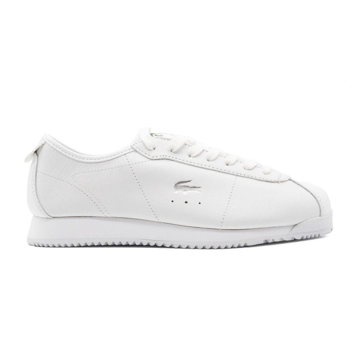 Sneakers Lacoste Club-Low écru et blanc – vue 1