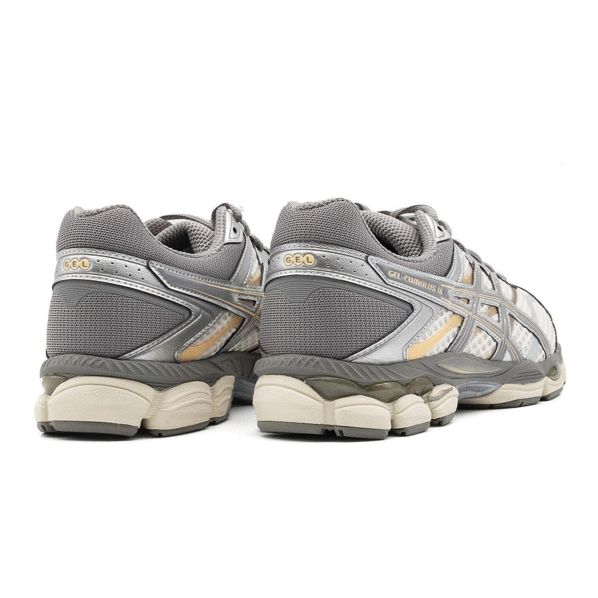 Chaussure de running Asics Gel-Cumulus 16 écru et gris – vue 4