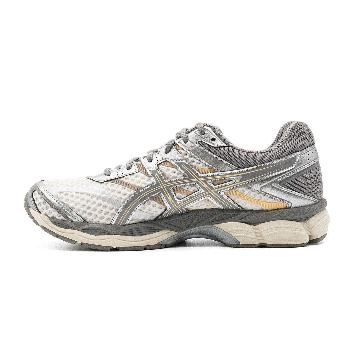 Chaussure de running Asics Gel-Cumulus 16 écru et gris – vue 2