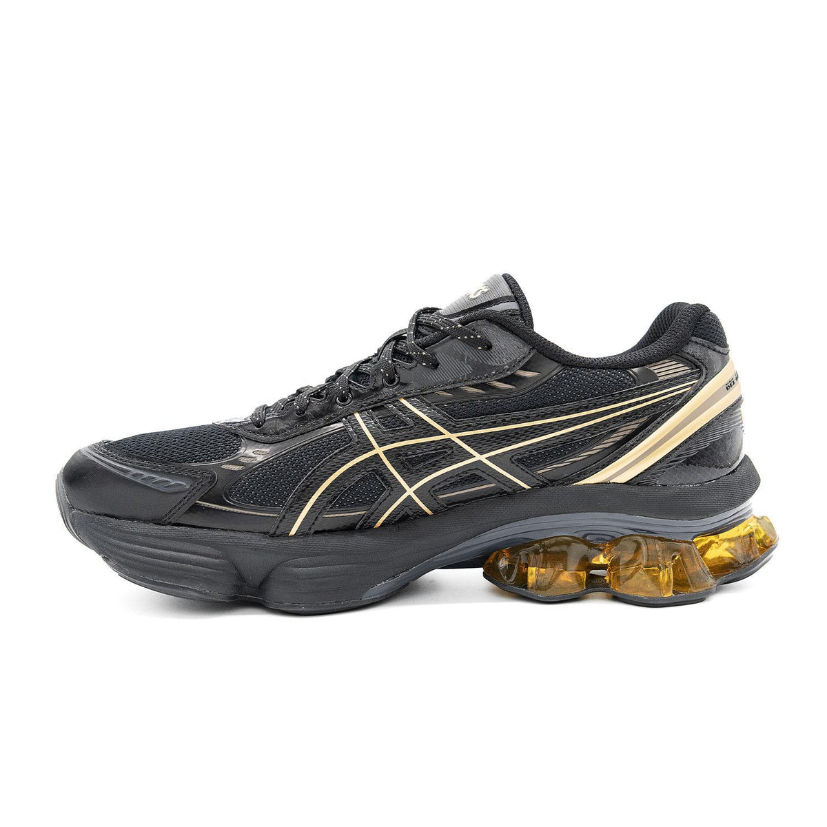 Chaussure de running Asics Gel-Kinetic Fluent noir et or – vue 2