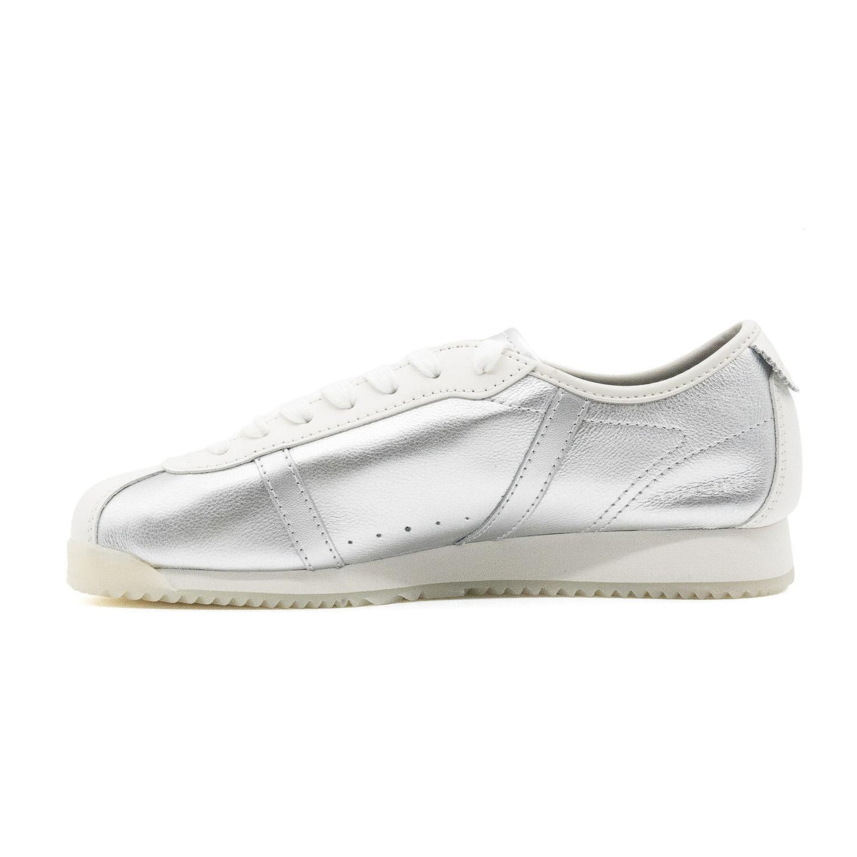 Sneakers Lacoste Club-Low Femme blanc et argent – vue 2