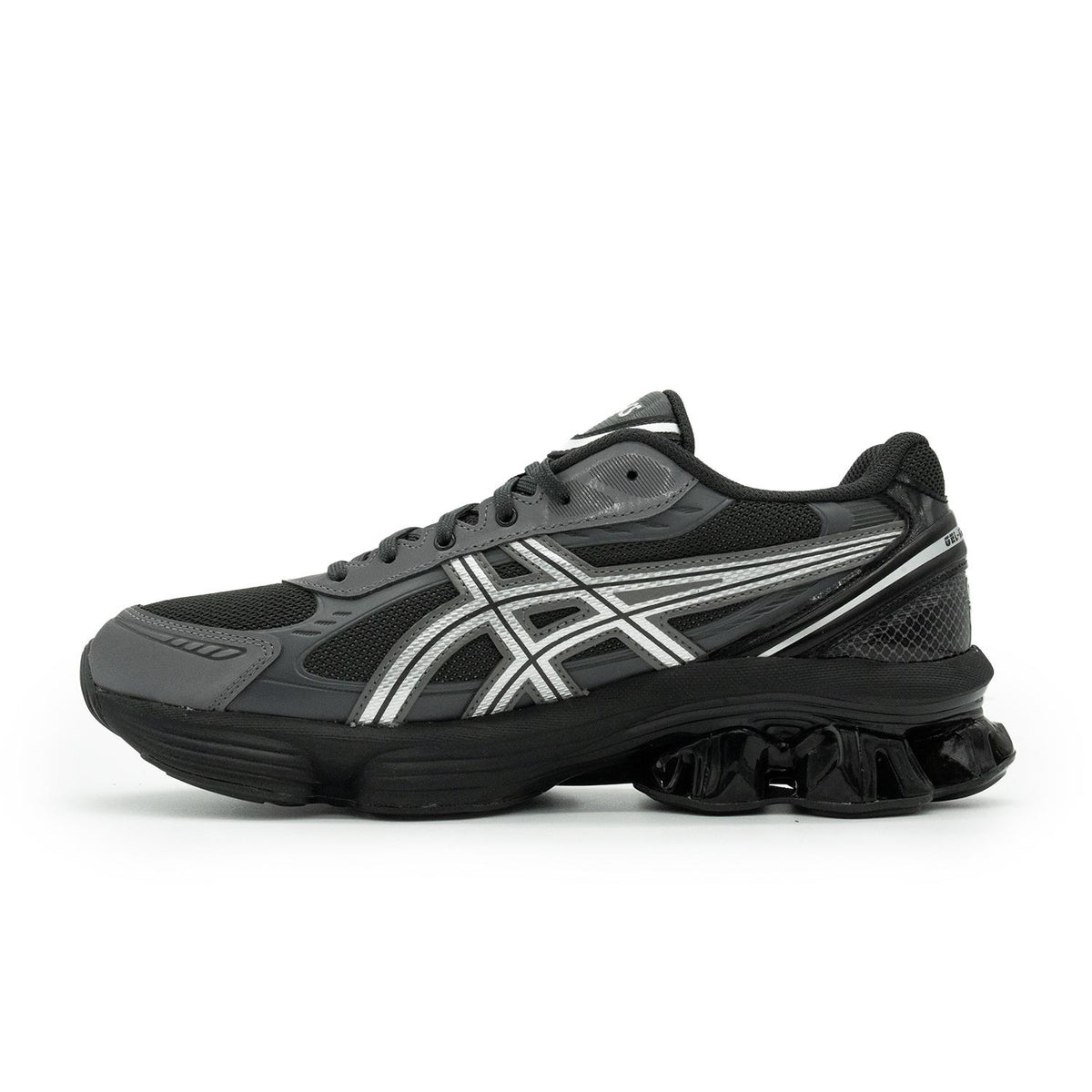 Chaussure de running Asics Gel-Kinetic Fluent gris et argent – vue 2