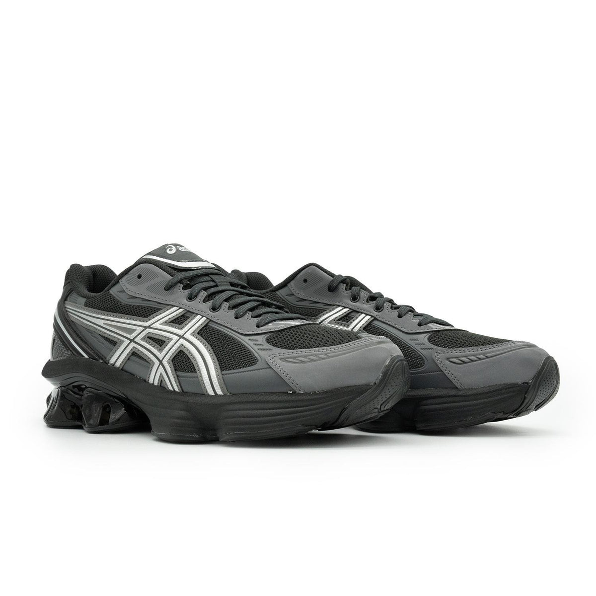 Chaussure de running Asics Gel-Kinetic Fluent gris et argent – vue 3