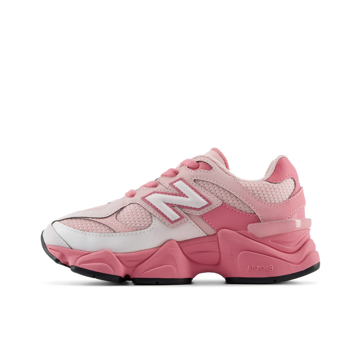 Sneakers New Balance 9060 Lace Enfant rose – vue 2