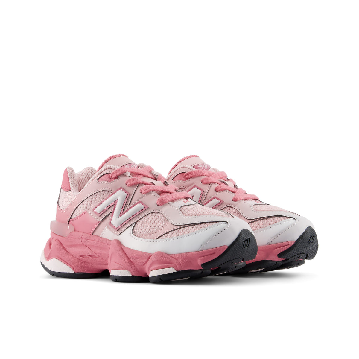 Sneakers New Balance 9060 Lace Enfant rose – vue 3