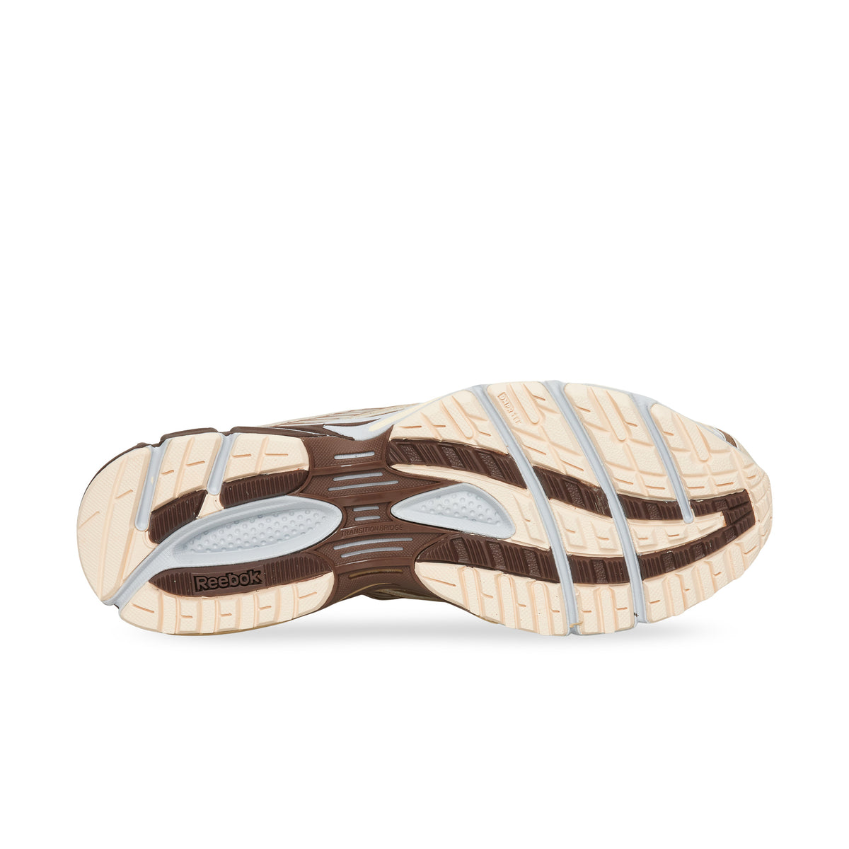 Chaussure de running Reebok Premier Road Ultra beige et marron – semelle extérieure