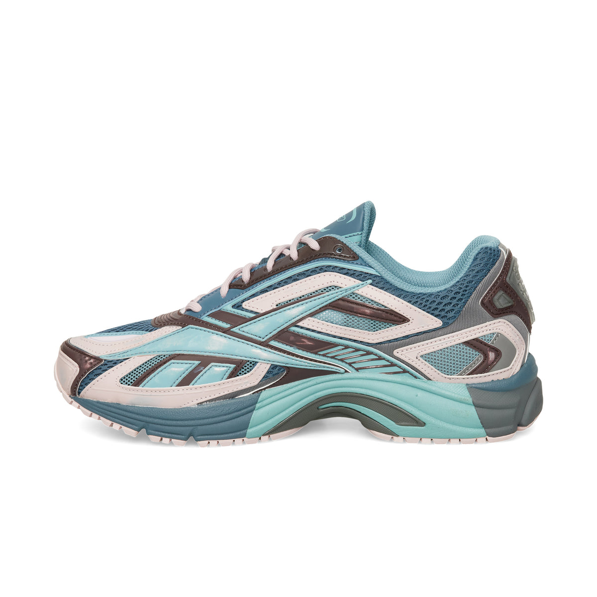 Chaussure de running Reebok Premier Road Ultra bleu et rose – profil intérieur