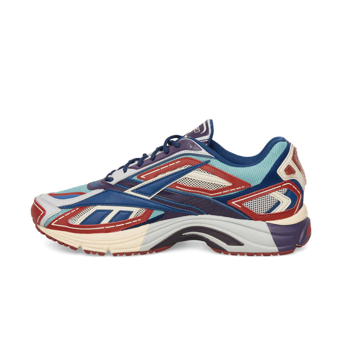 Chaussure de running Reebok Premier Road Ultra bleu et rouge – profil intérieur