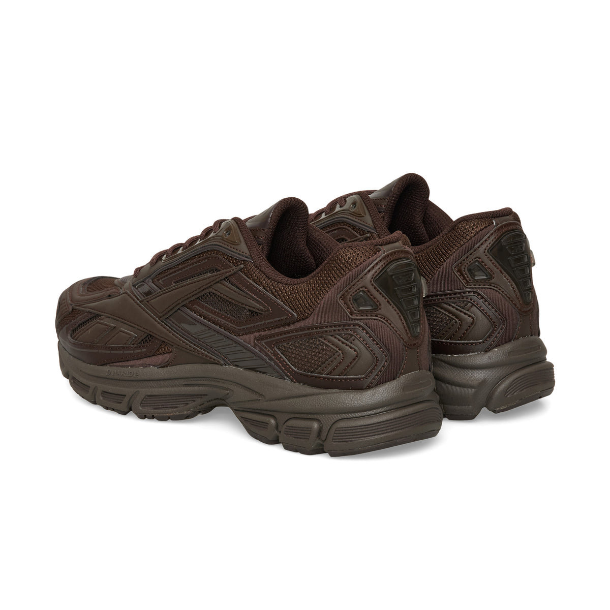 Chaussure de running Reebok Premier Road Ultra marron – vue 3/4 arrière