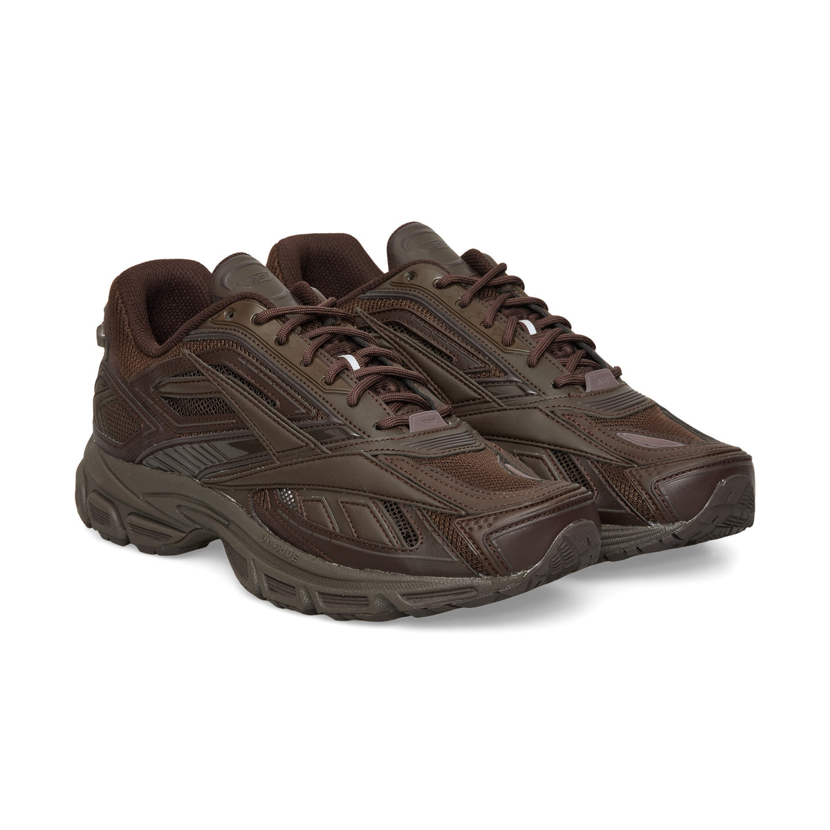 Chaussure de running Reebok Premier Road Ultra marron – vue 3/4 avant