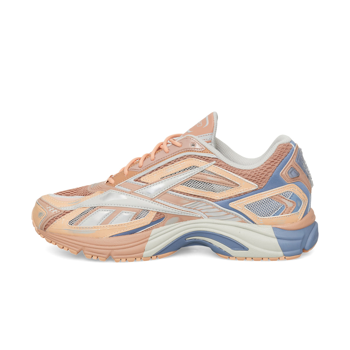 Chaussure de running Reebok Premier Road Ultra pêche et bleu – profil intérieur