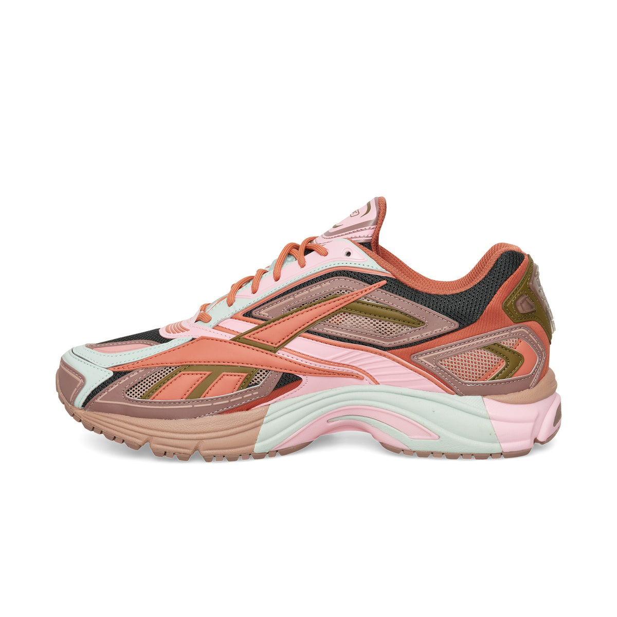 Chaussure de running Reebok Premier Road Ultra rouge et rose – profil intérieur