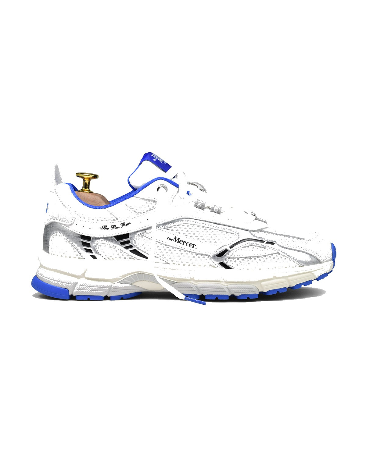 Sneakers The Mercer Re-Run blanc et bleu – vue 1
