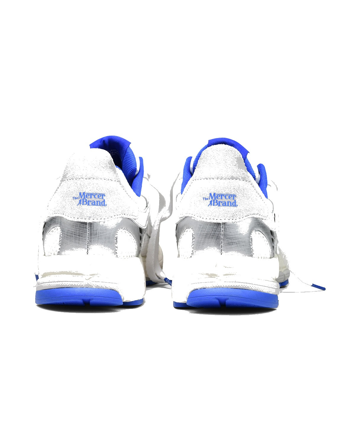 Sneakers The Mercer Re-Run blanc et bleu – vue 4
