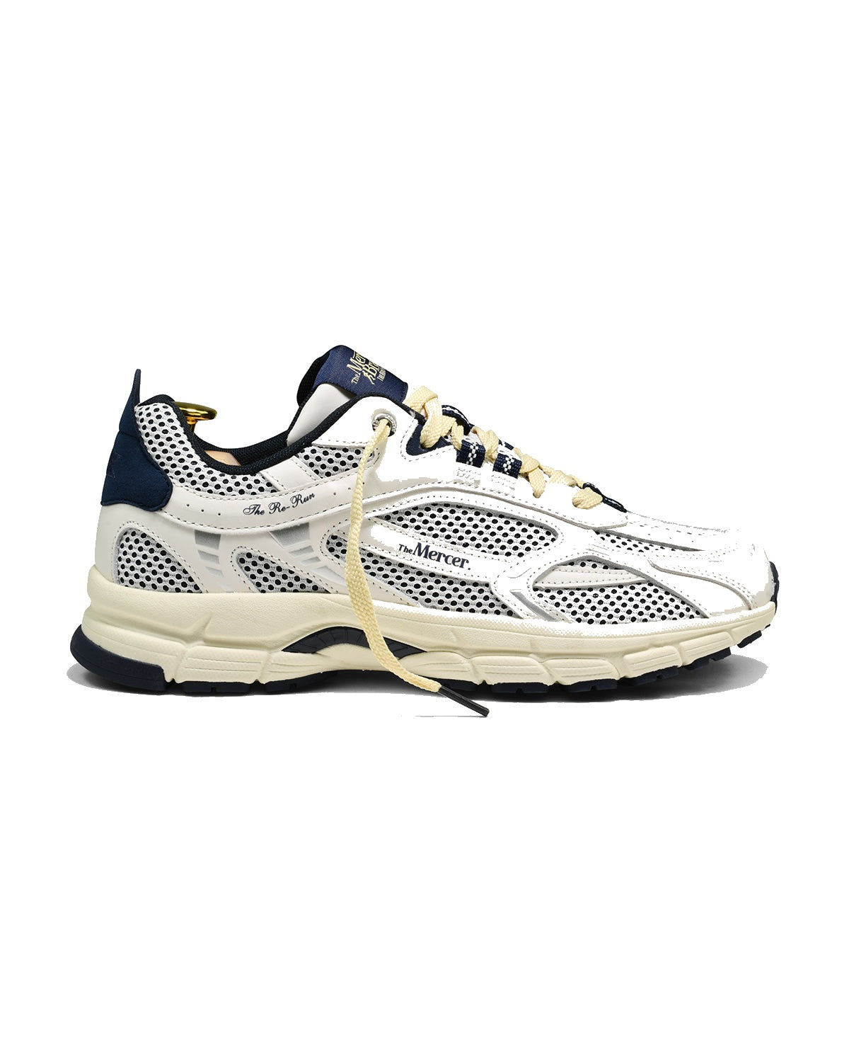 Sneakers The Mercer Re-Run blanc et bleu – vue 1