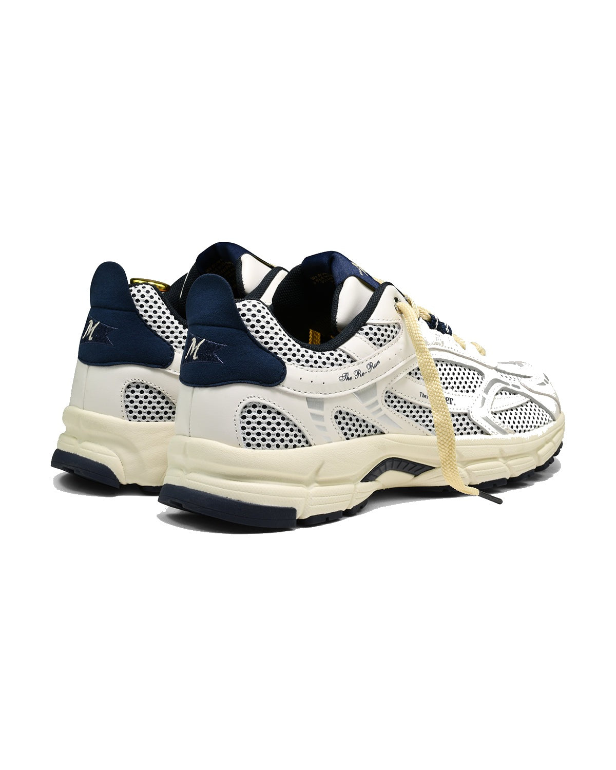 Sneakers The Mercer Re-Run blanc et bleu – vue 3
