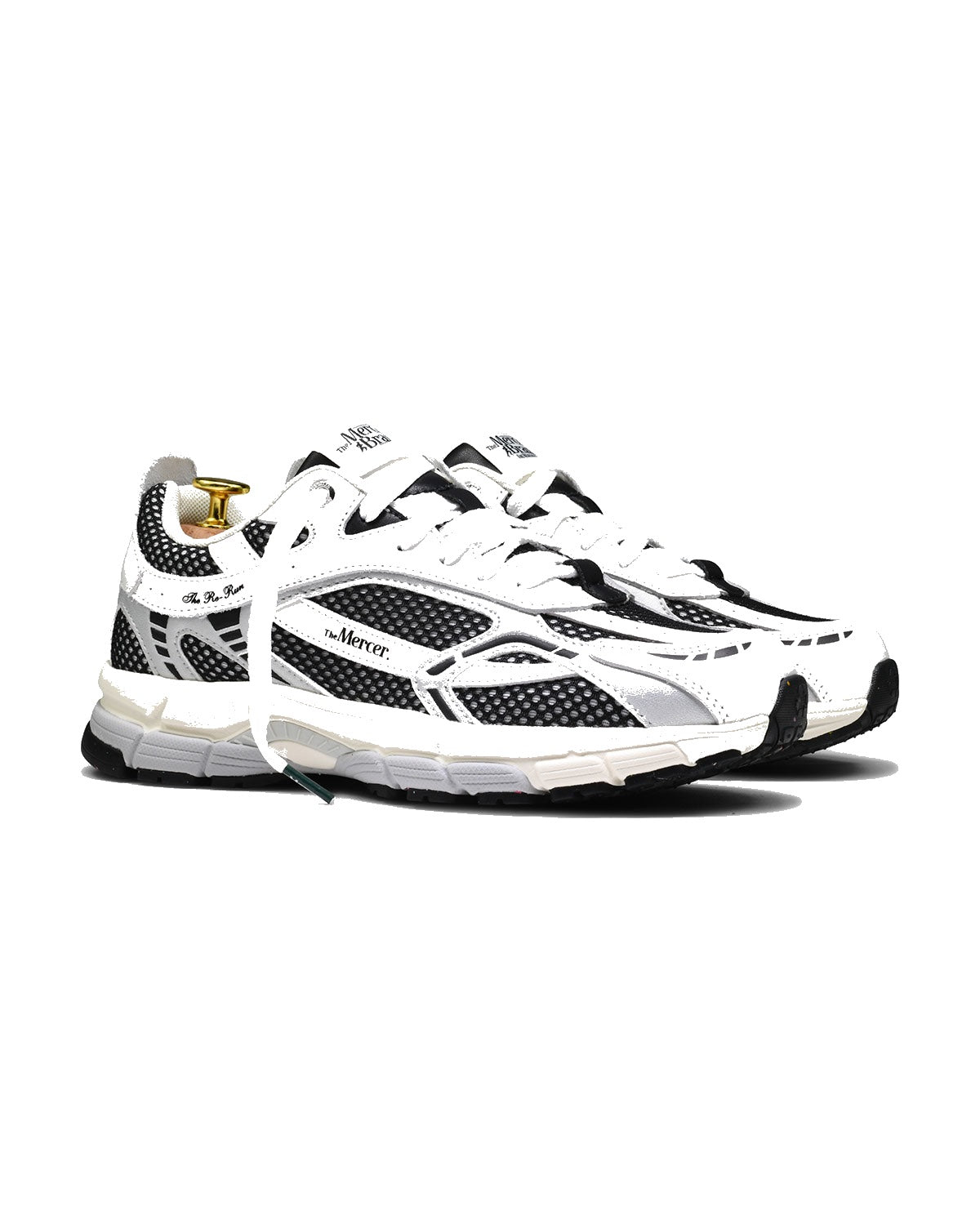 Sneakers The Mercer Re-Run blanc et noir – vue 2
