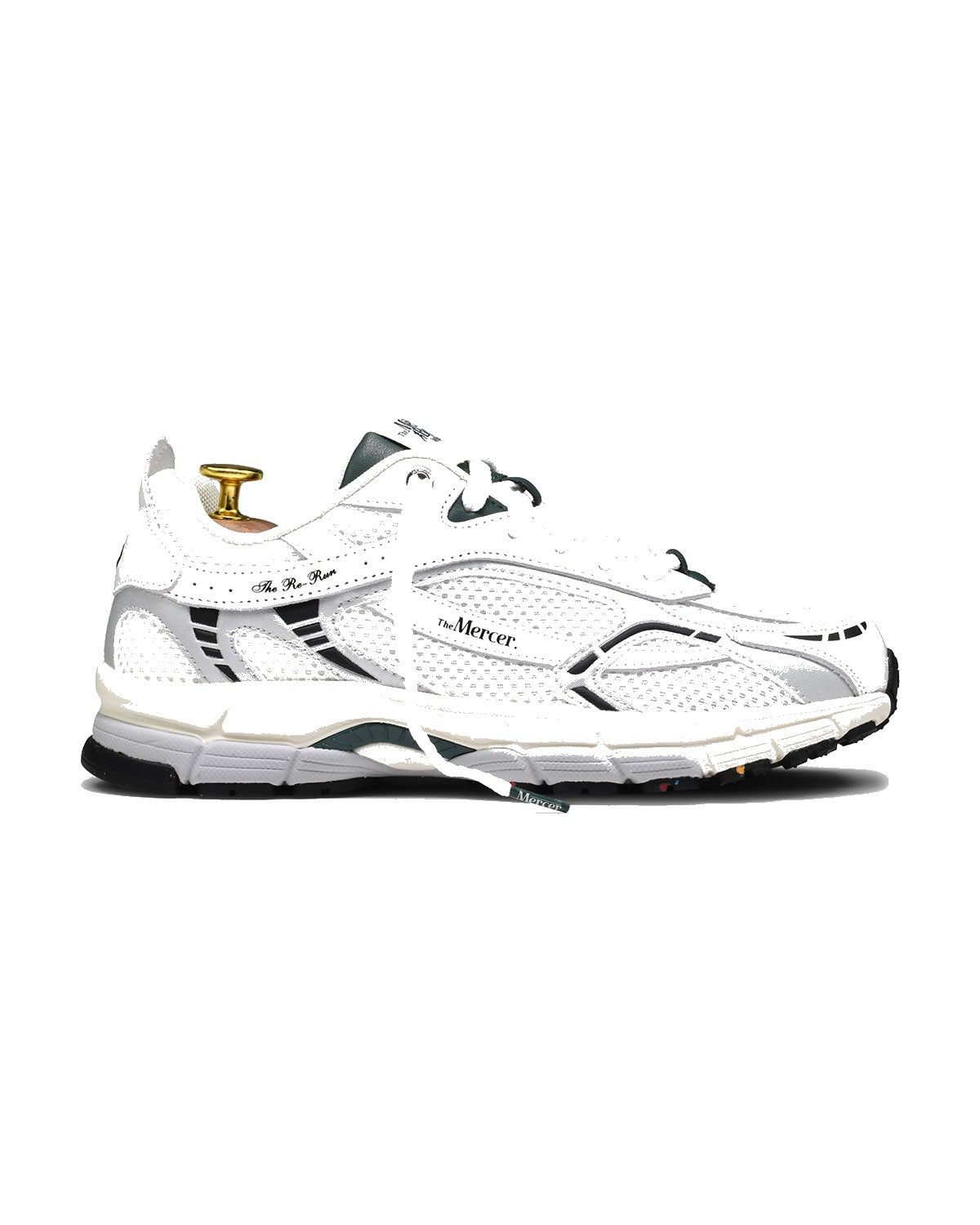 Sneakers The Mercer Re-Run blanc et vert – vue 1