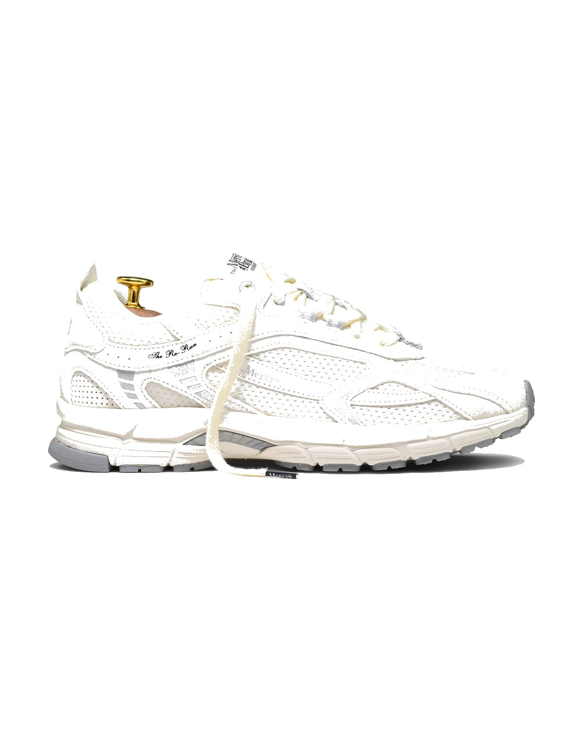 Sneakers The Mercer Re-Run écru et blanc – vue 1