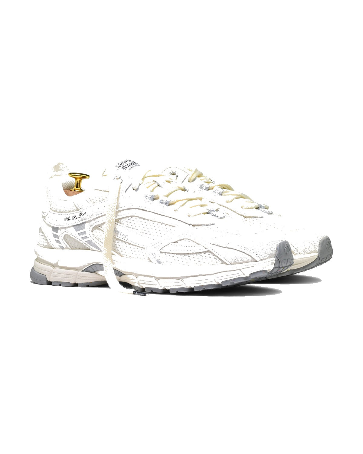 Sneakers The Mercer Re-Run écru et blanc – vue 2