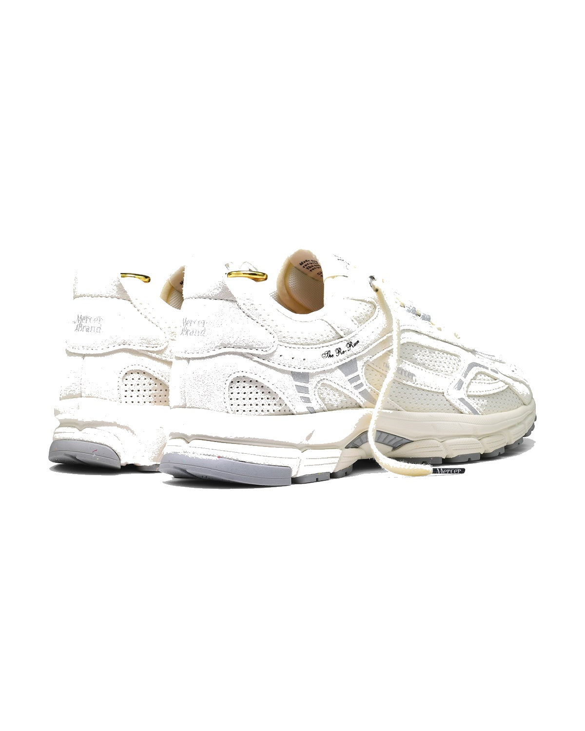 Sneakers The Mercer Re-Run écru et blanc – vue 3