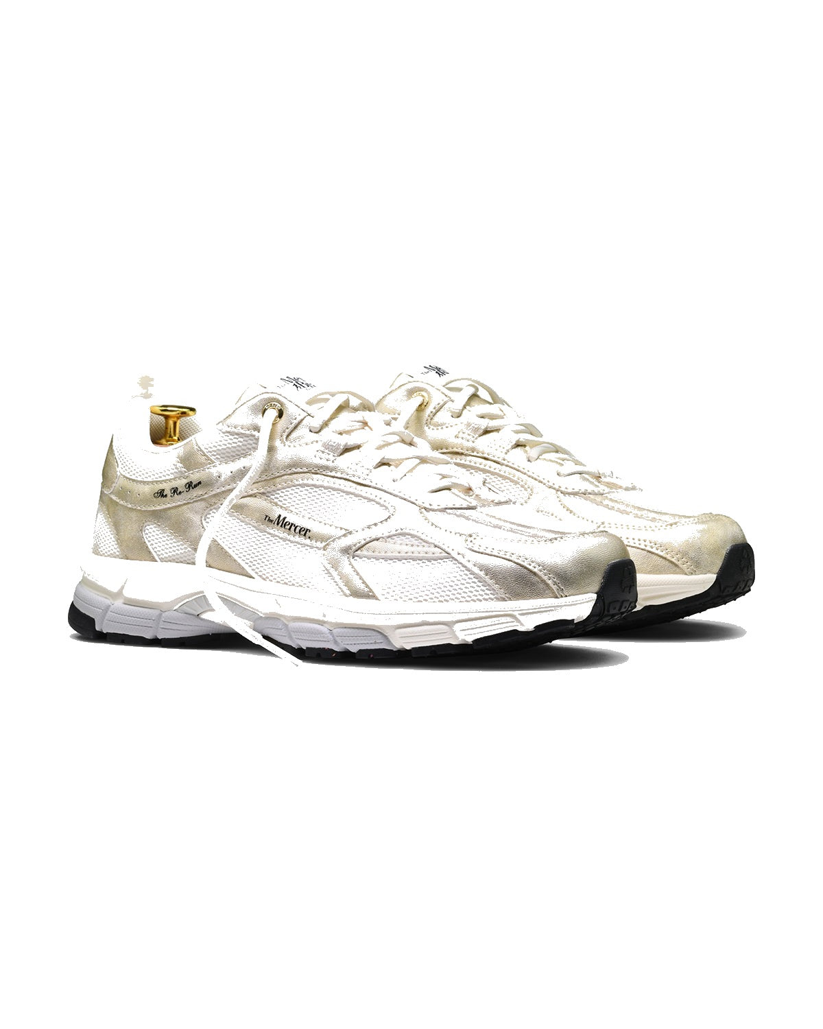Sneakers The Mercer Re-Run Femme argent et or – vue 2