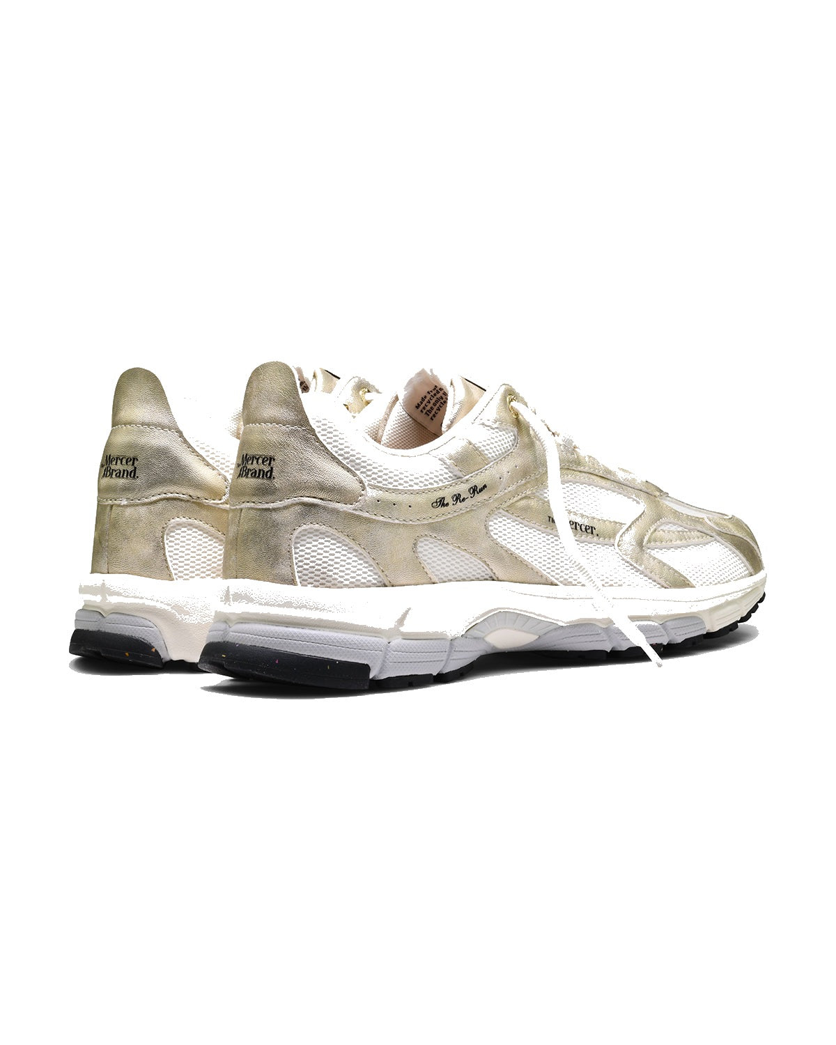 Sneakers The Mercer Re-Run Femme argent et or – vue 3