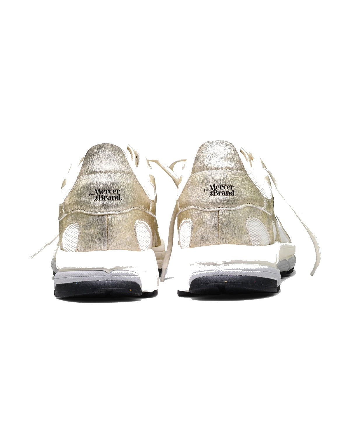 Sneakers The Mercer Re-Run Femme argent et or – vue 4