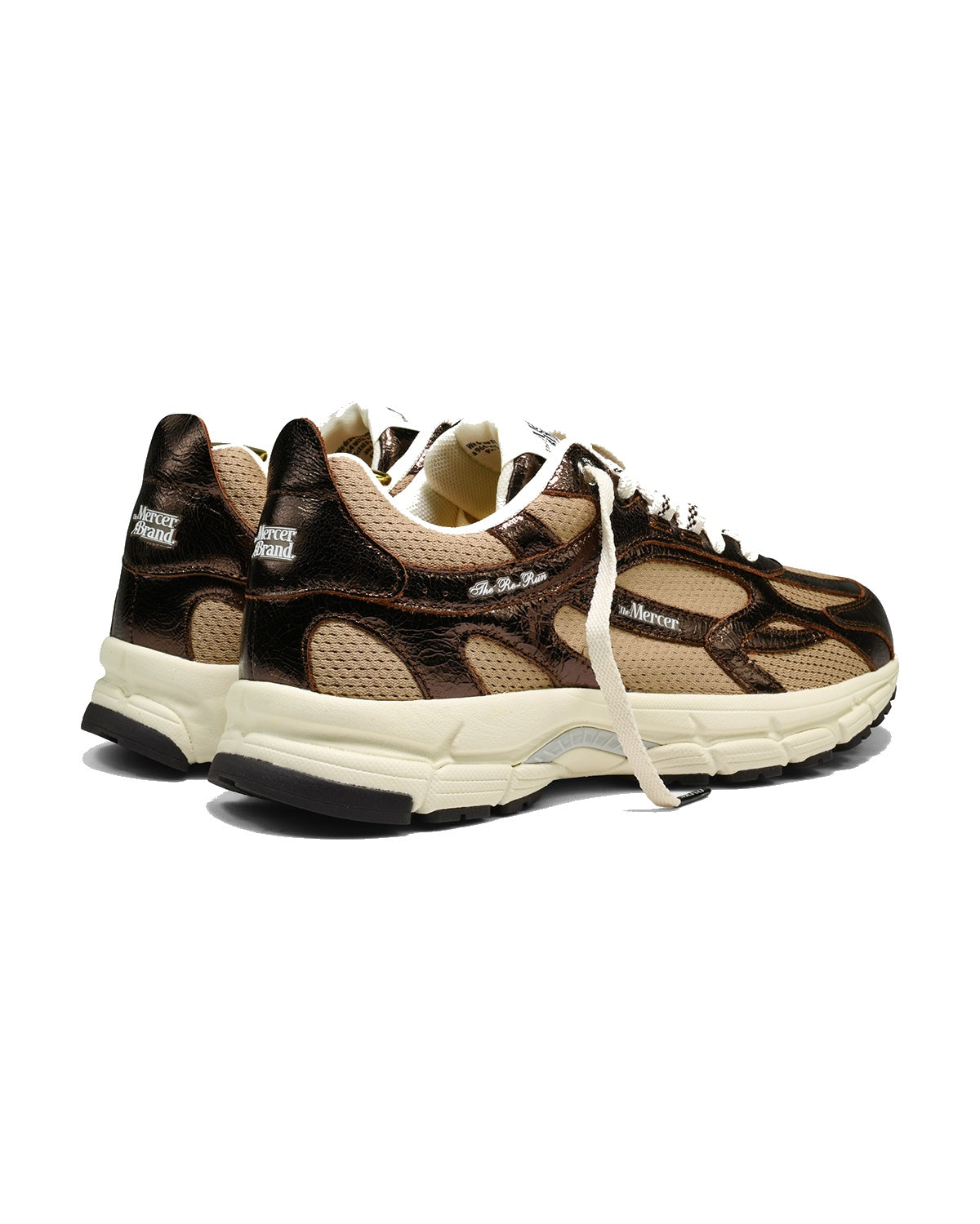 Sneakers The Mercer Re-Run marron – vue 3