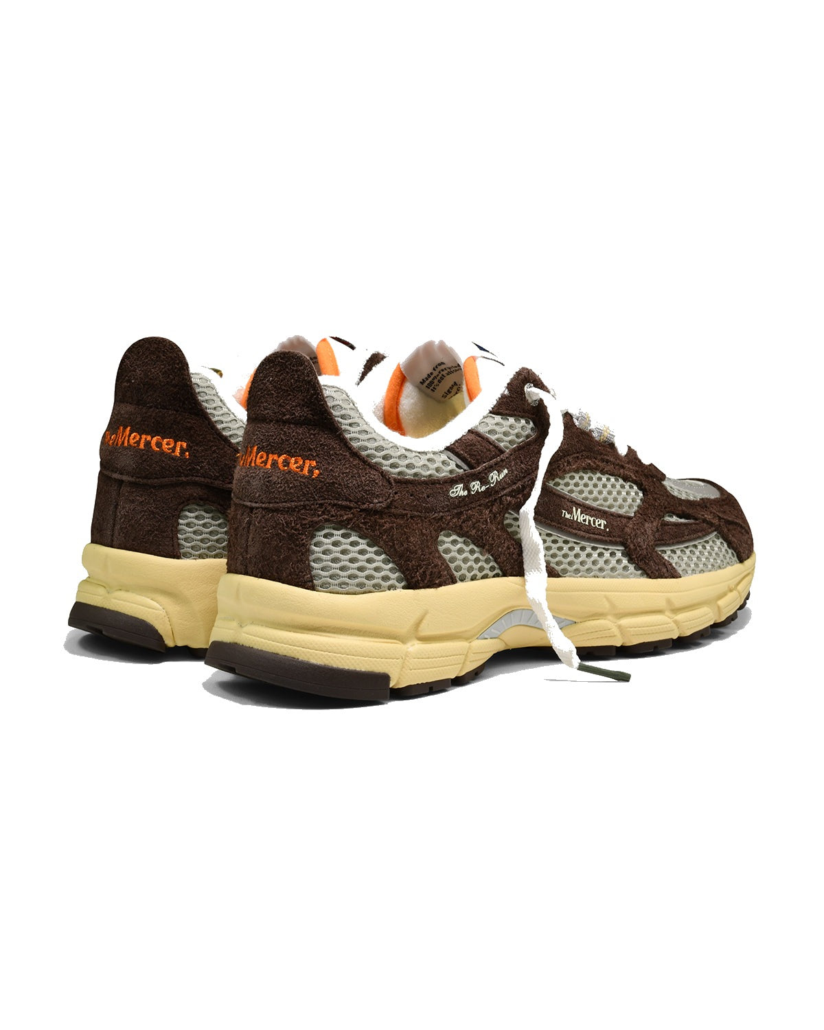 Sneakers The Mercer Re-Run marron – vue 3