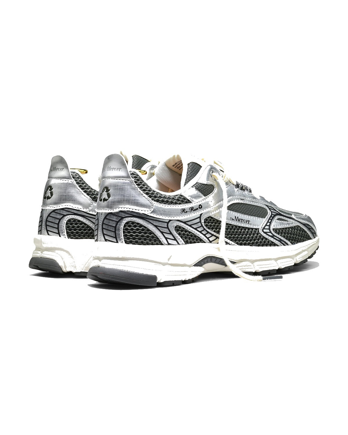 Sneakers The Mercer Re-Run Twin Mesh gris – vue 3