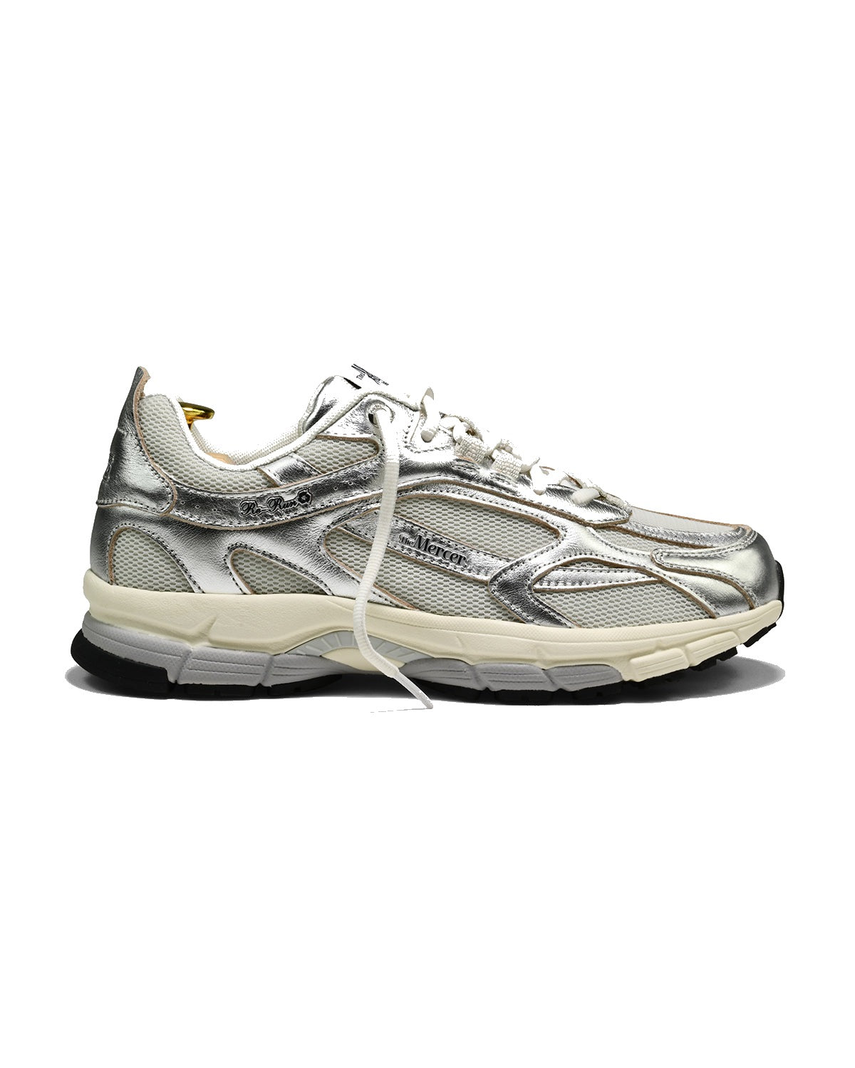 Sneakers The Mercer Re-Run vert et argent – vue 1