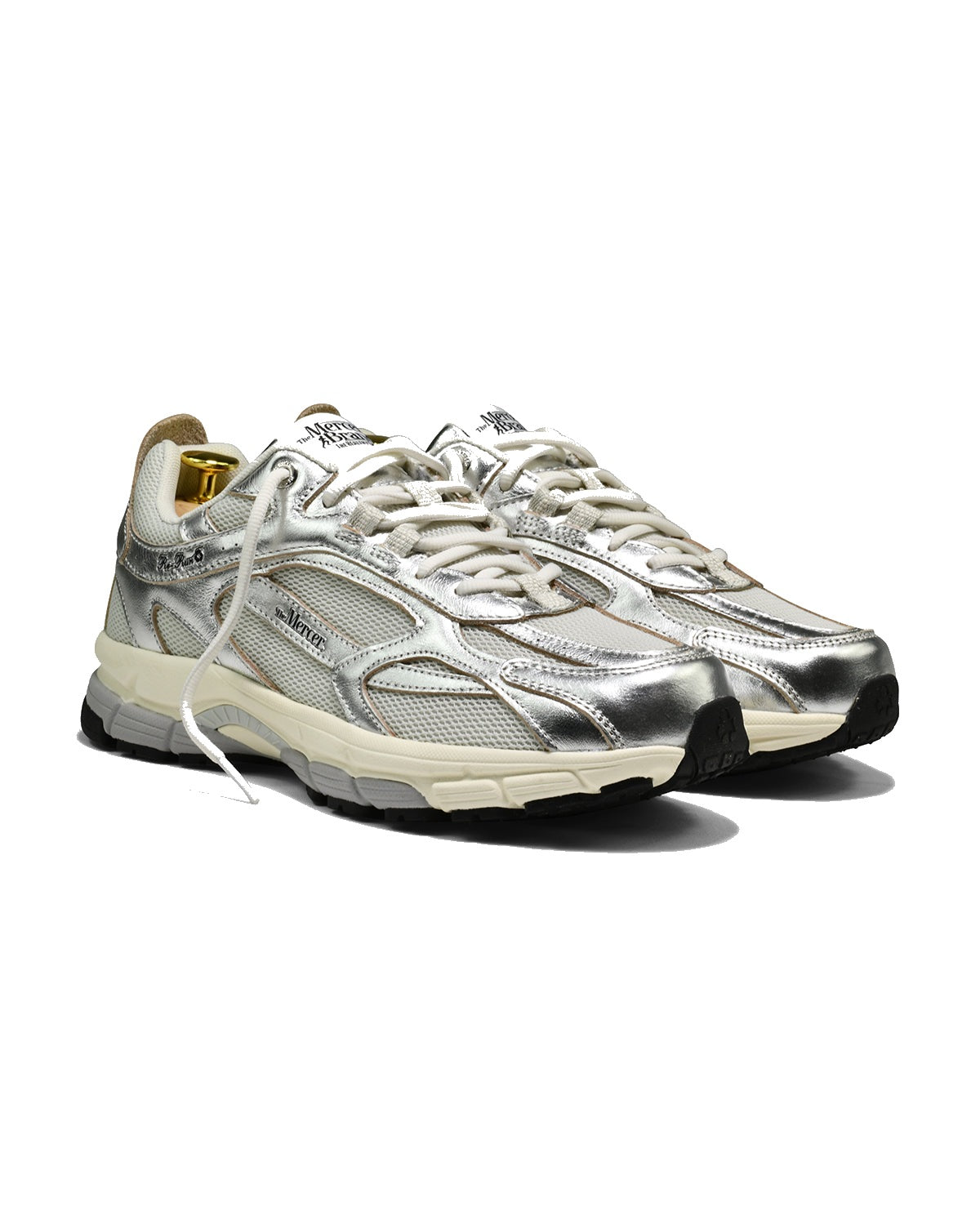 Sneakers The Mercer Re-Run vert et argent – vue 2