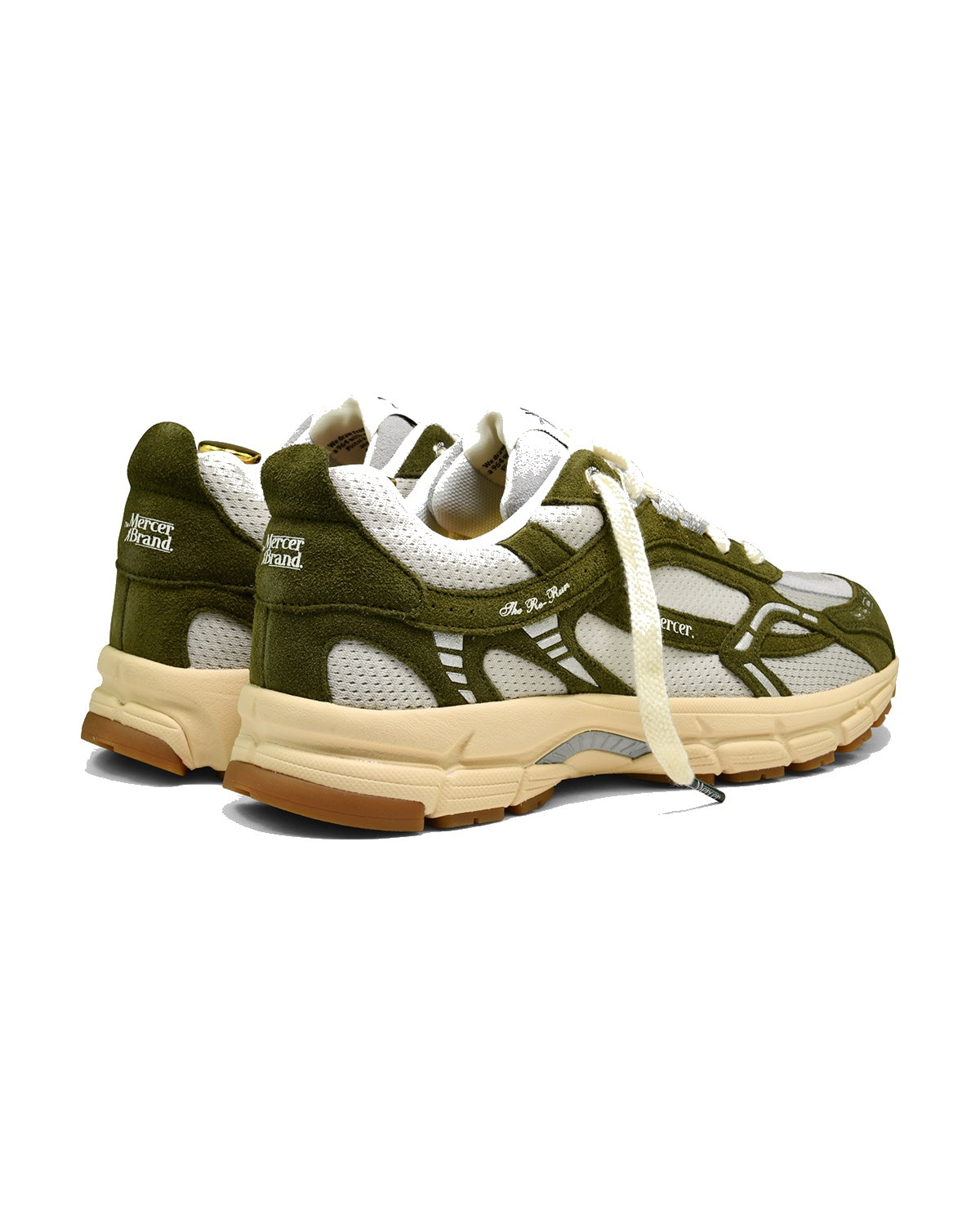 Sneakers The Mercer Re-Run vert – vue 3