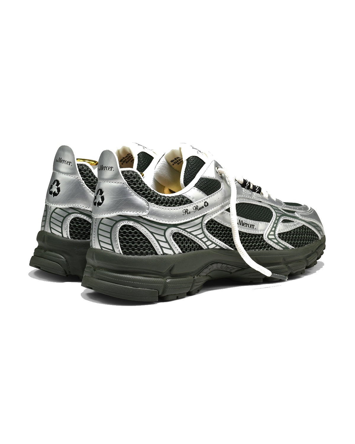 Sneakers The Mercer Re-Run vert – vue 3