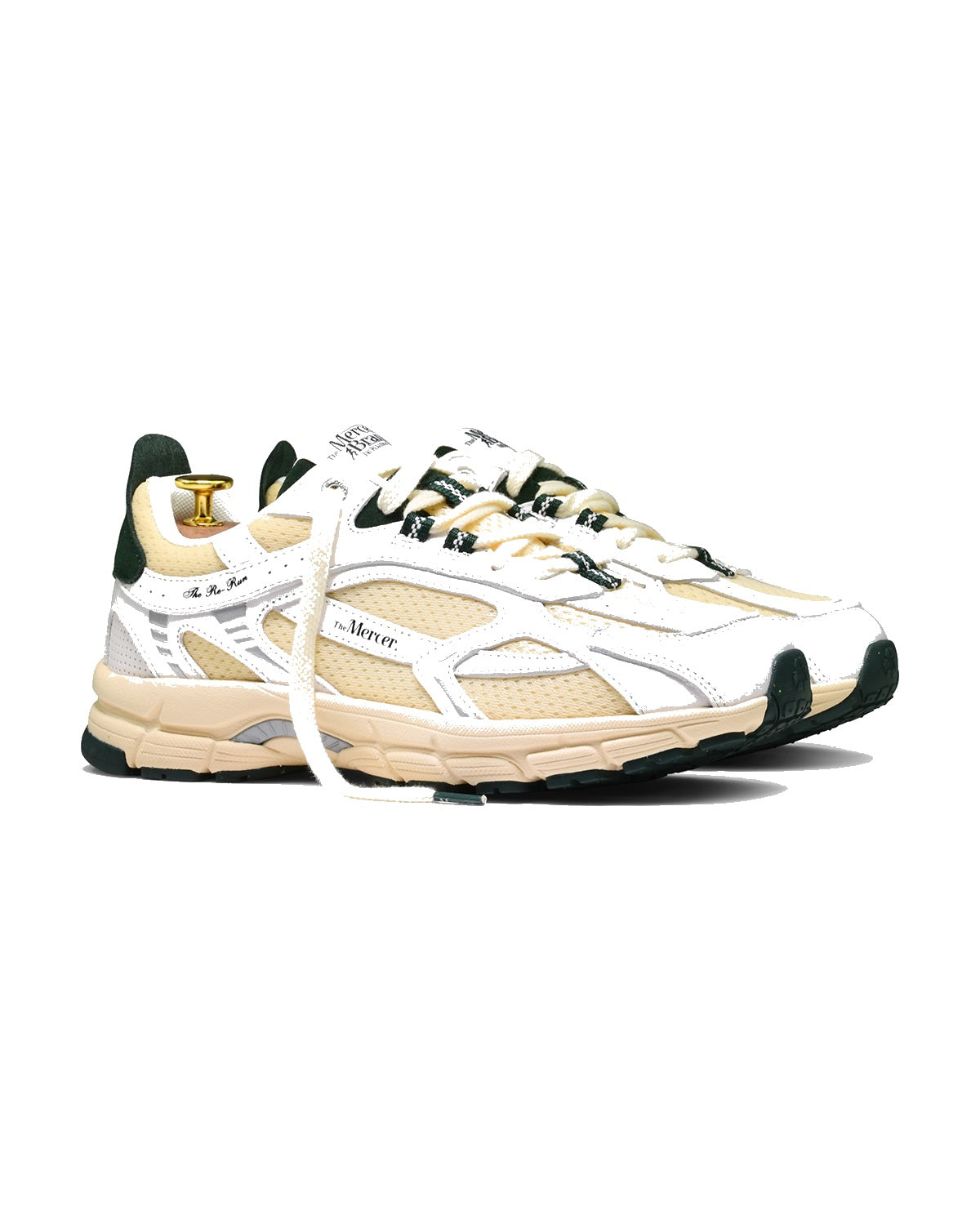Sneakers The Mercer Re-Run Vintage Nappa blanc et vert – vue 2