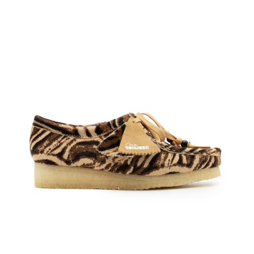 Clarks Wallabee Tiger Print
